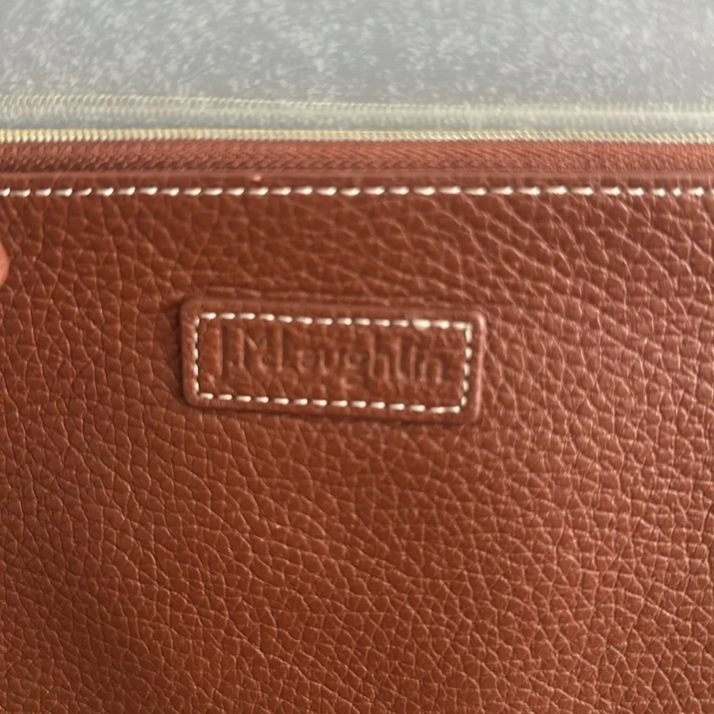J. McLaughlin Pebble Leather Wristlet